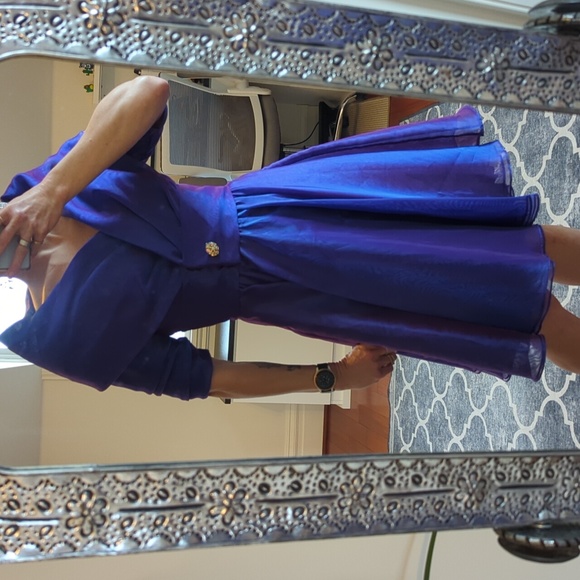 Iridescent Vintage Cocktail Dress - Picture 2 of 7